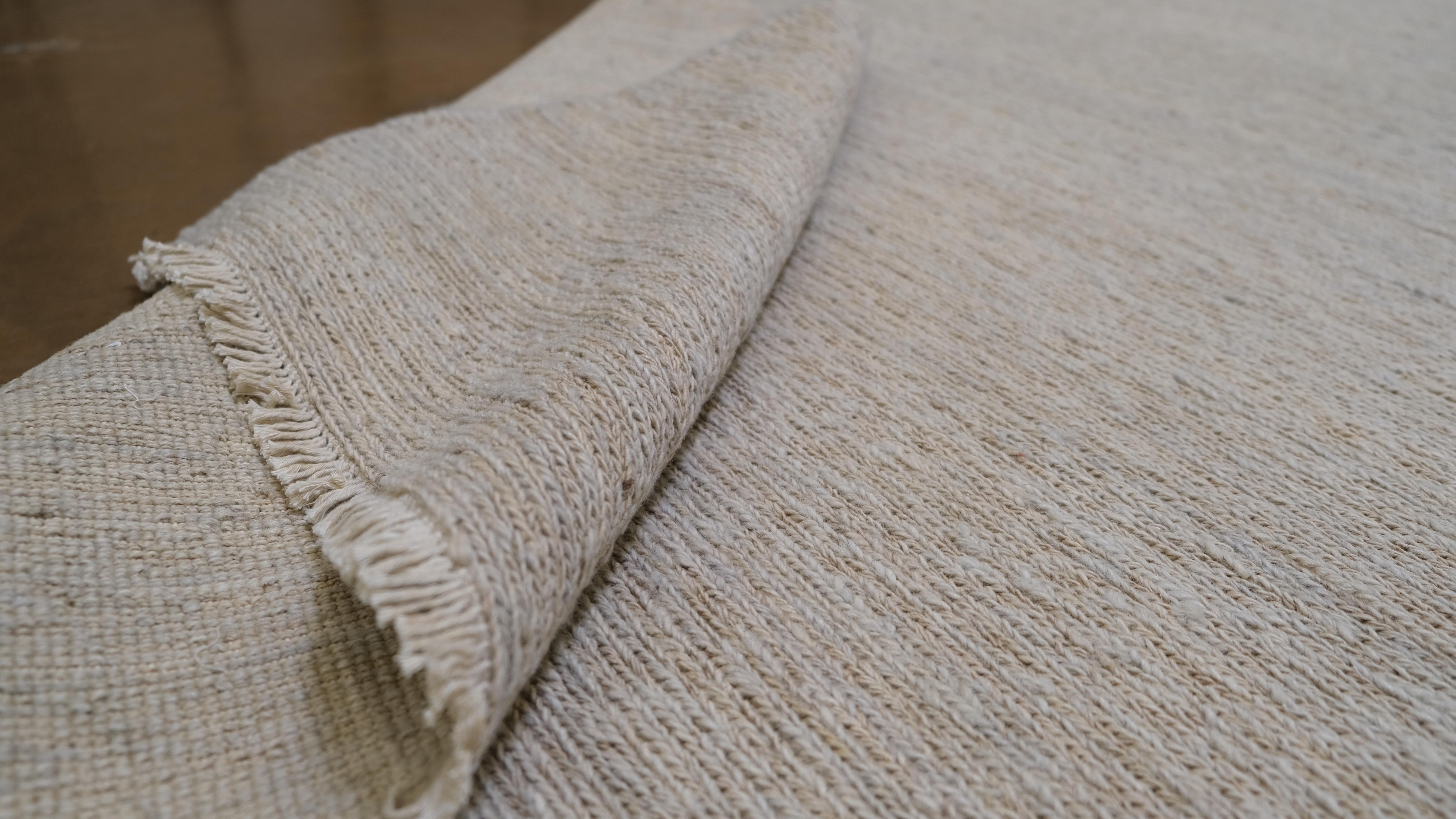 Pakistanais Tapis minimaliste noué à la main 8'9''x12' en vente