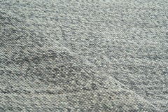 Minimalist Handmade Wool Rug in Soft Gray, Contemporary Textured Design