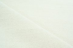 Minimalist Handwoven Ivory Wool Rug, Contemporary Organic Texture Carpet