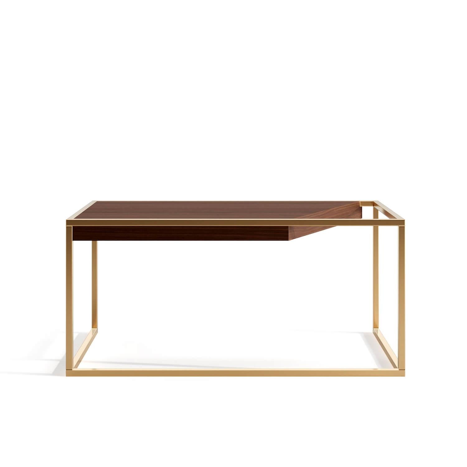 Moderner minimalistischer Schreibtisch für das Home Office aus schwarzem Eichenholz und schwarzem Lack im Angebot 8
