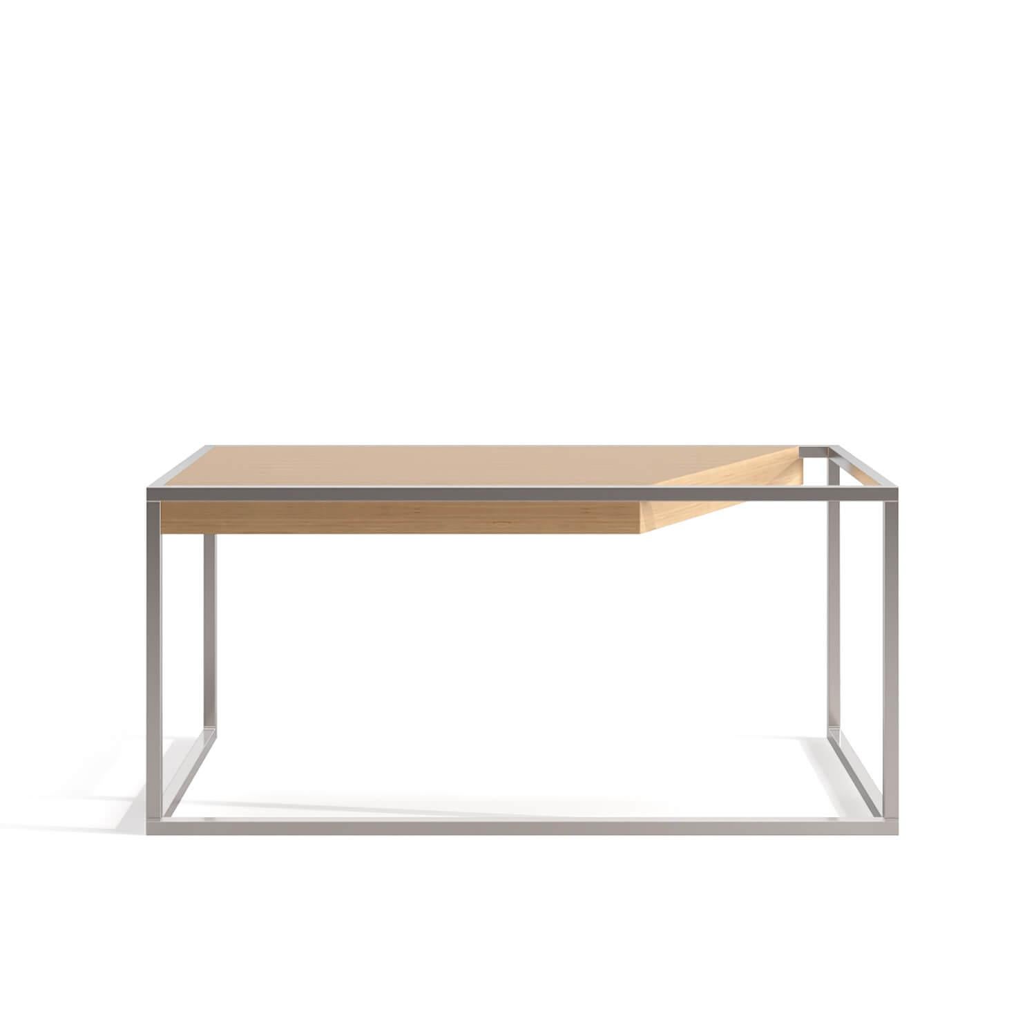 Moderner minimalistischer Schreibtisch für das Home Office aus schwarzem Eichenholz und schwarzem Lack im Angebot 1