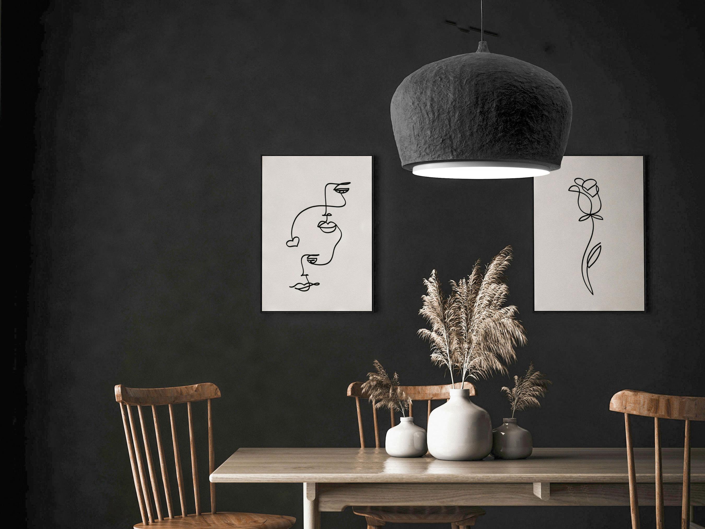 Hand-Crafted Minimalist Industrial Pendant Light, Restaurant Lighting by Donatas Žukauskas For Sale
