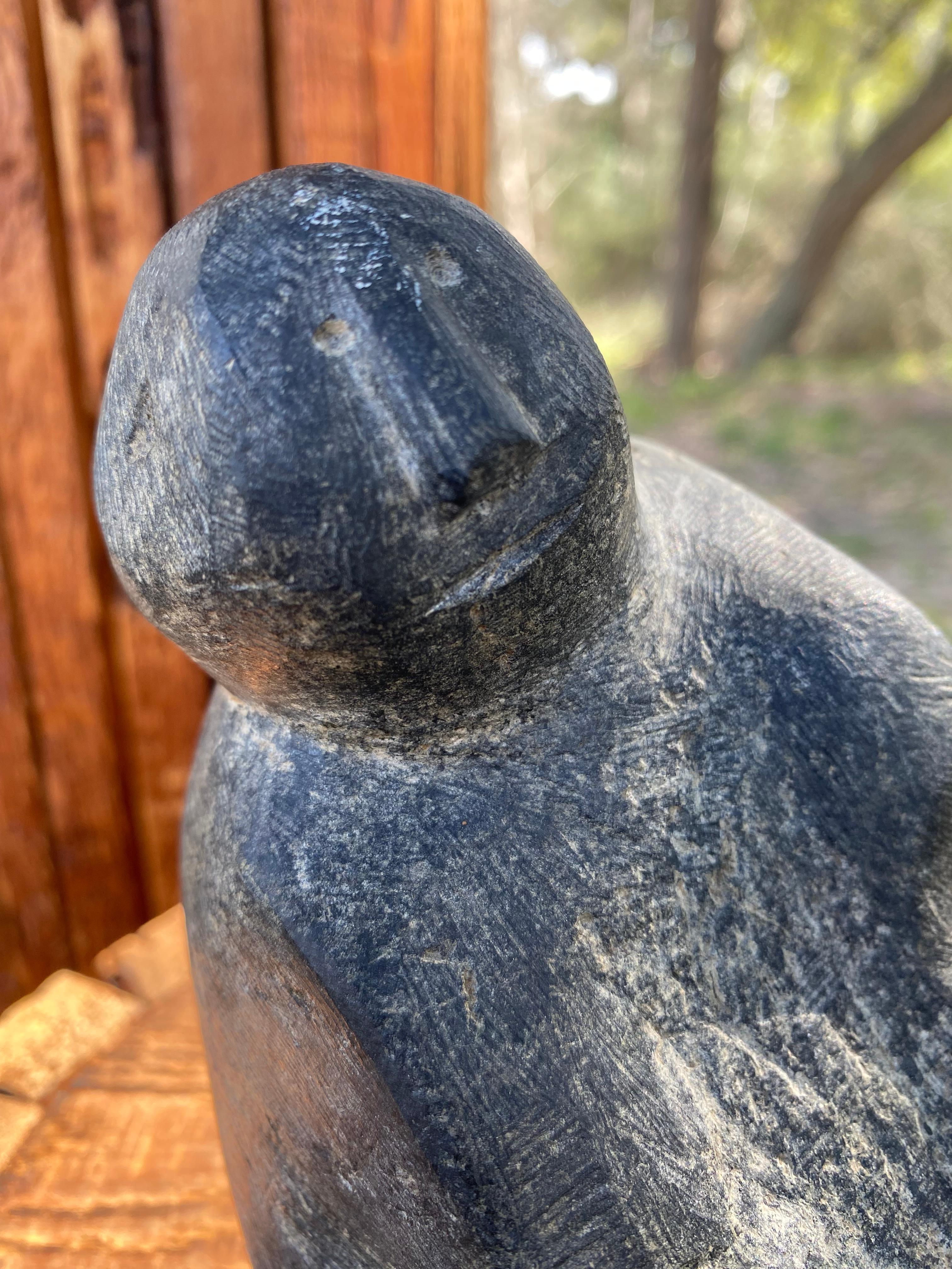 Minimalist Inuit Sculpture Attributed to Marc Aliskaswa For Sale 3