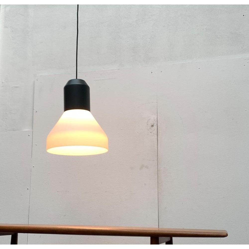 Minimalist Italian Metal and Glass Bell Light Pendant Lamp by Sebastian Herkner For Sale 6