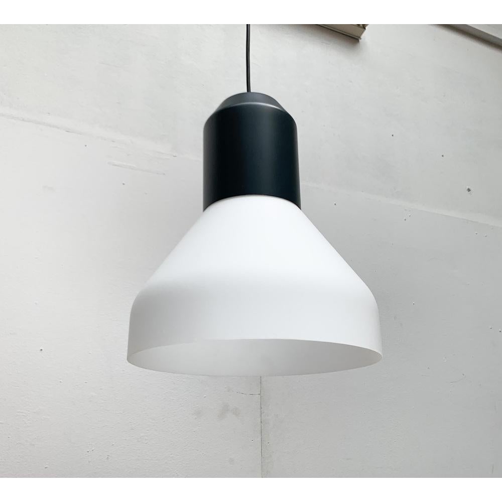 20th Century Minimalist Italian Metal and Glass Bell Light Pendant Lamp by Sebastian Herkner For Sale