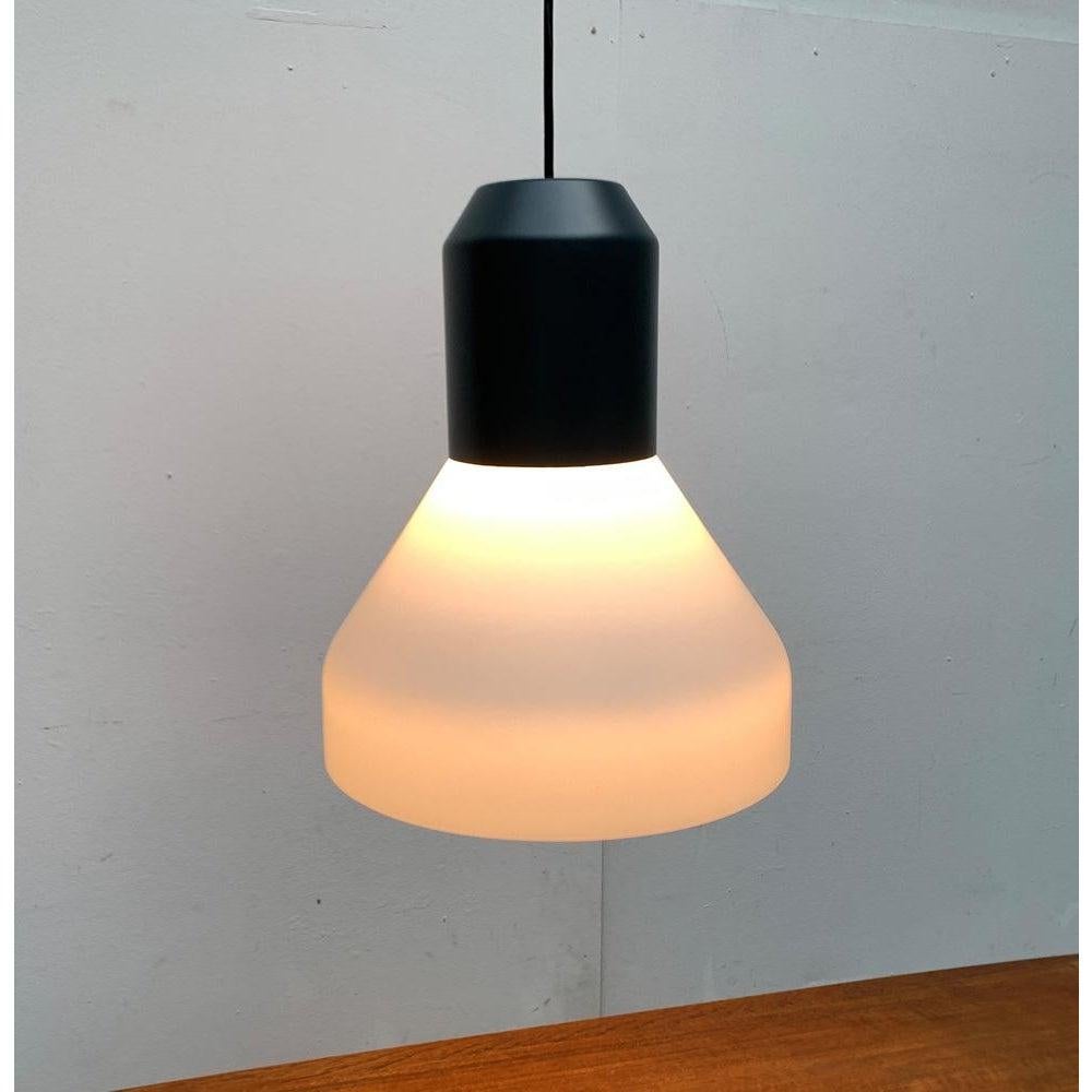 Minimalist Italian Metal and Glass Bell Light Pendant Lamp by Sebastian Herkner For Sale 3