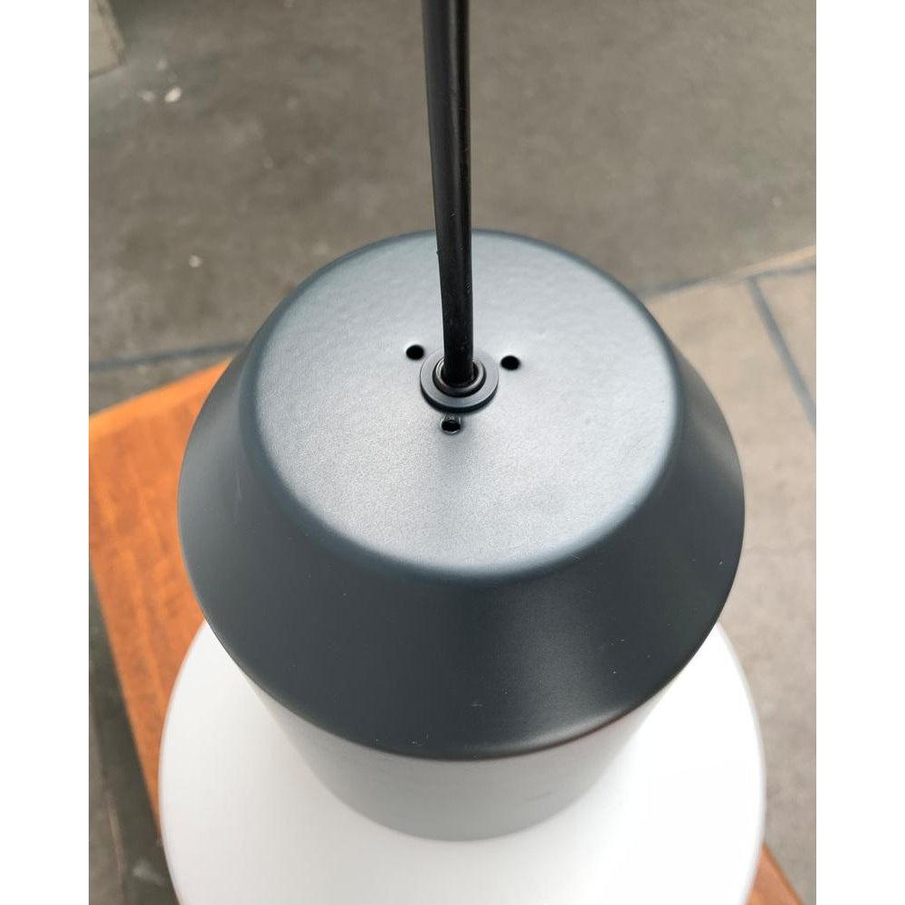 Minimalist Italian Metal and Glass Bell Light Pendant Lamp by Sebastian Herkner For Sale 5