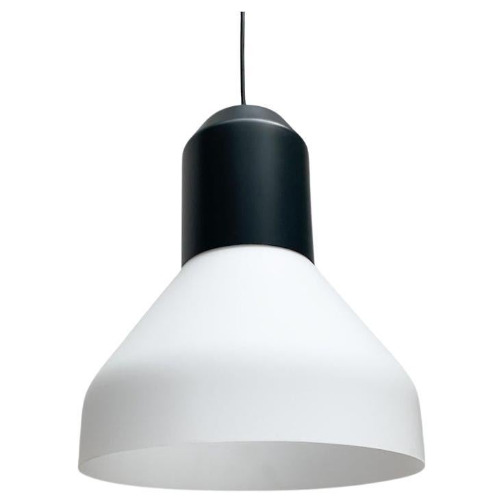 Minimalist Italian Metal and Glass Bell Light Pendant Lamp by Sebastian Herkner For Sale