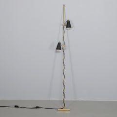 Minimalist Italian Mid-Century Style Wall Leaning Floor Lamp Adjustable Shades