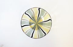 Italian Murano Art Glass Bowl Minimalist, Signed