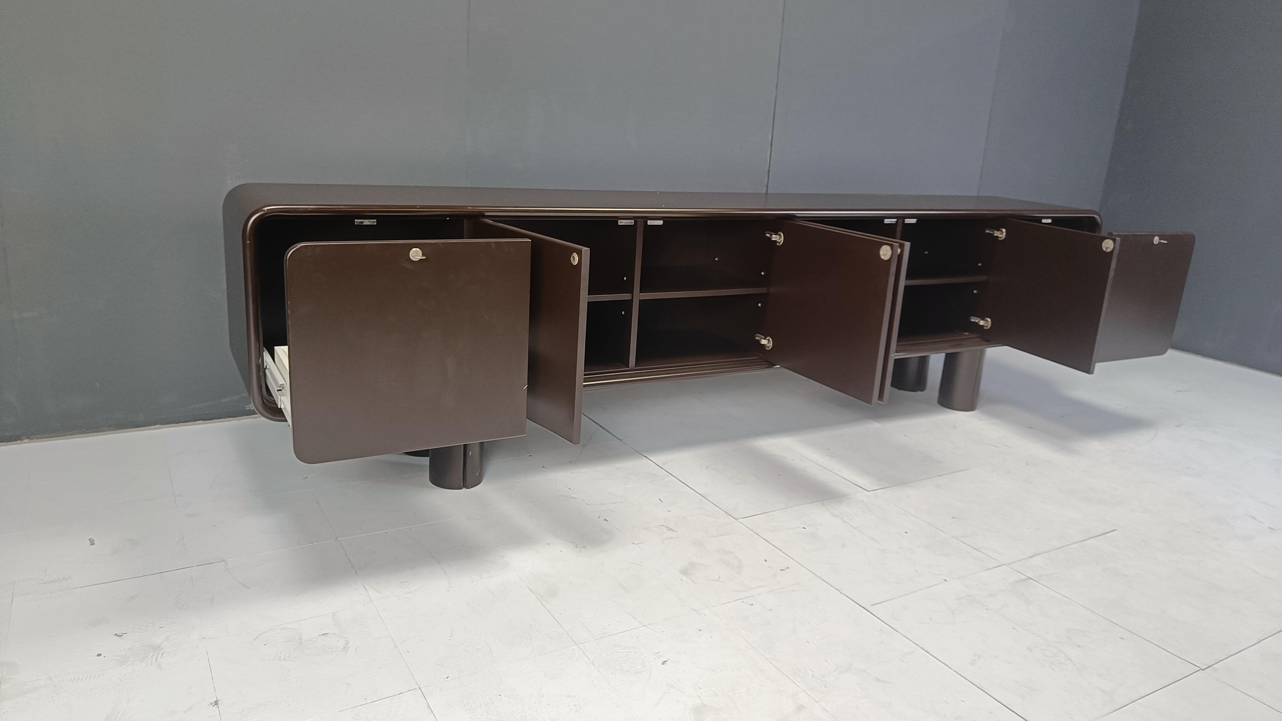Minimalist Janda sideboard by Frank De Clercq, 1970s 9