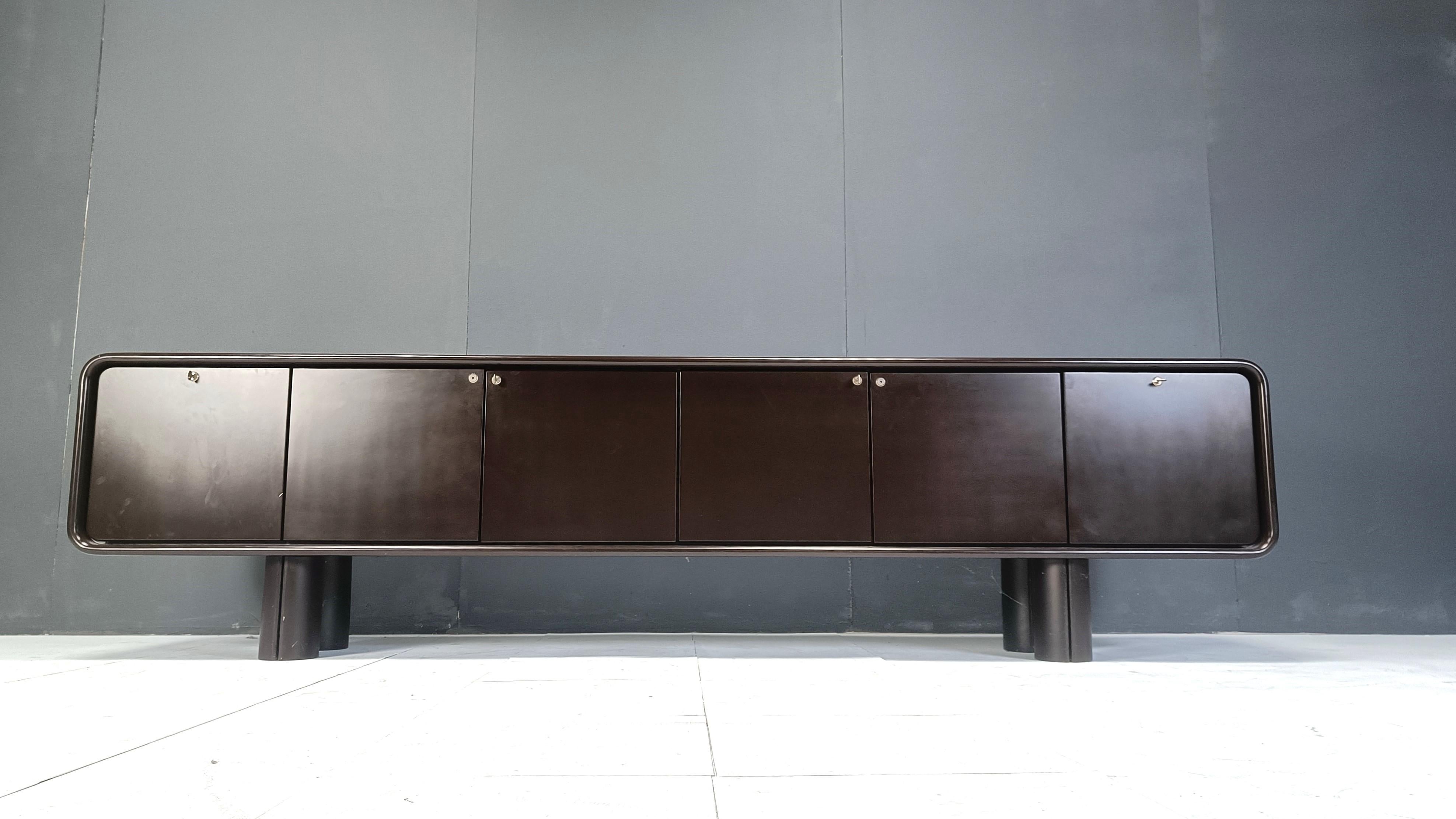 Late 20th Century Minimalist Janda sideboard by Frank De Clercq, 1970s