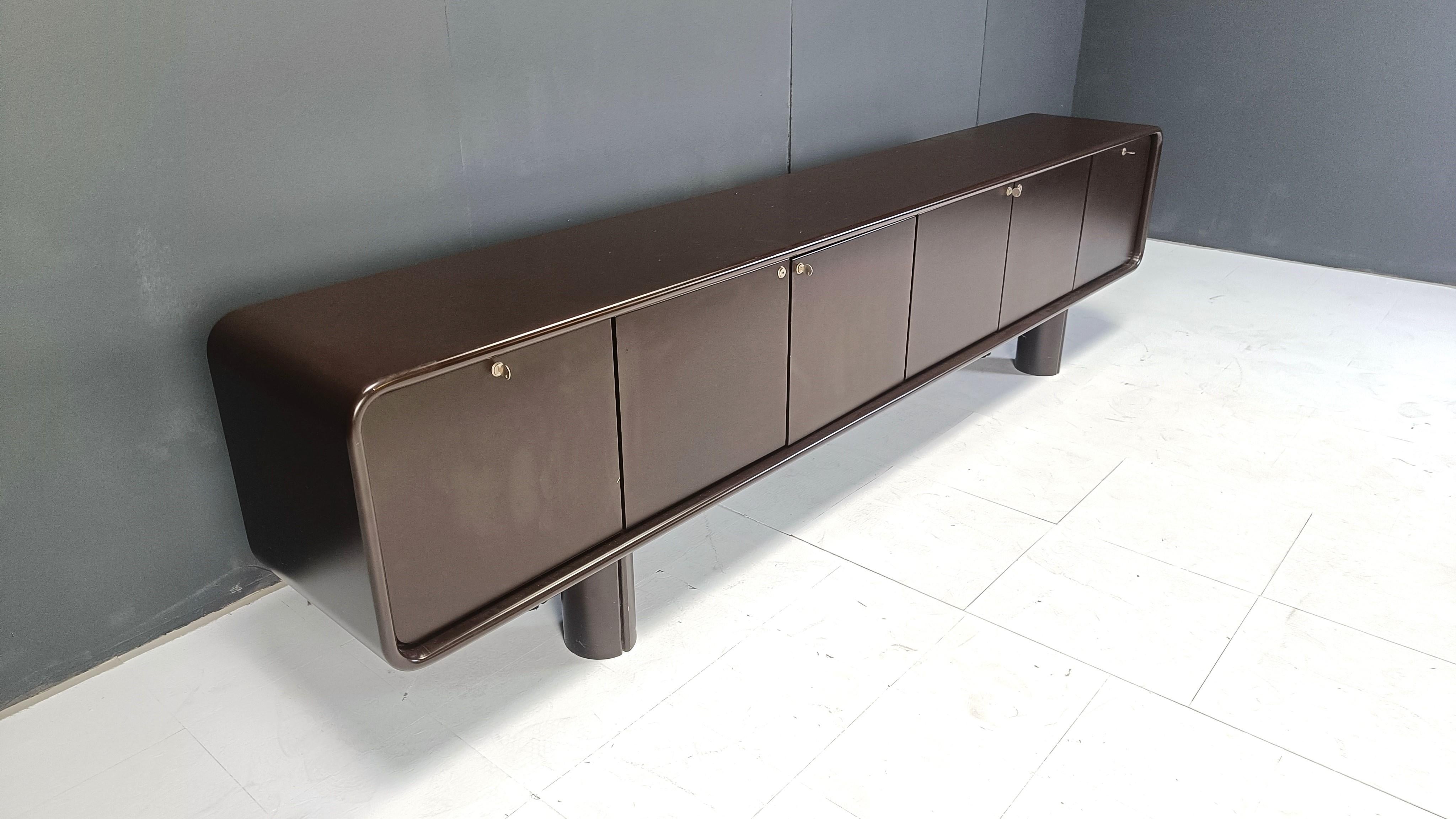 Minimalist Janda sideboard by Frank De Clercq, 1970s 1