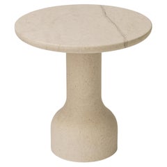 Minimalist Limestone Side Table Large