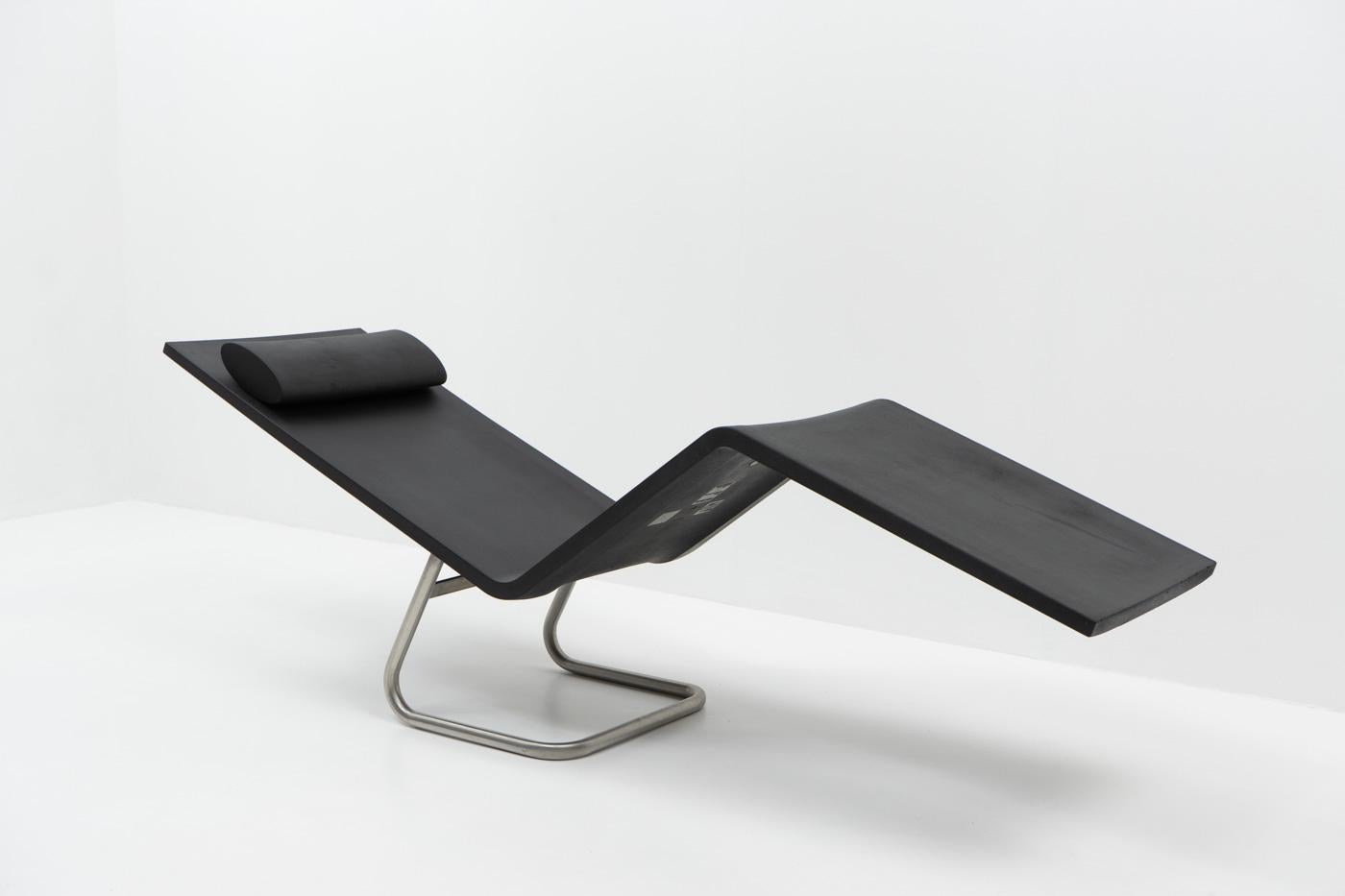 Minimalist Maarten van Severen, MVS Lounge Chair, Vitra, 2000s In Good Condition For Sale In Renens, CH