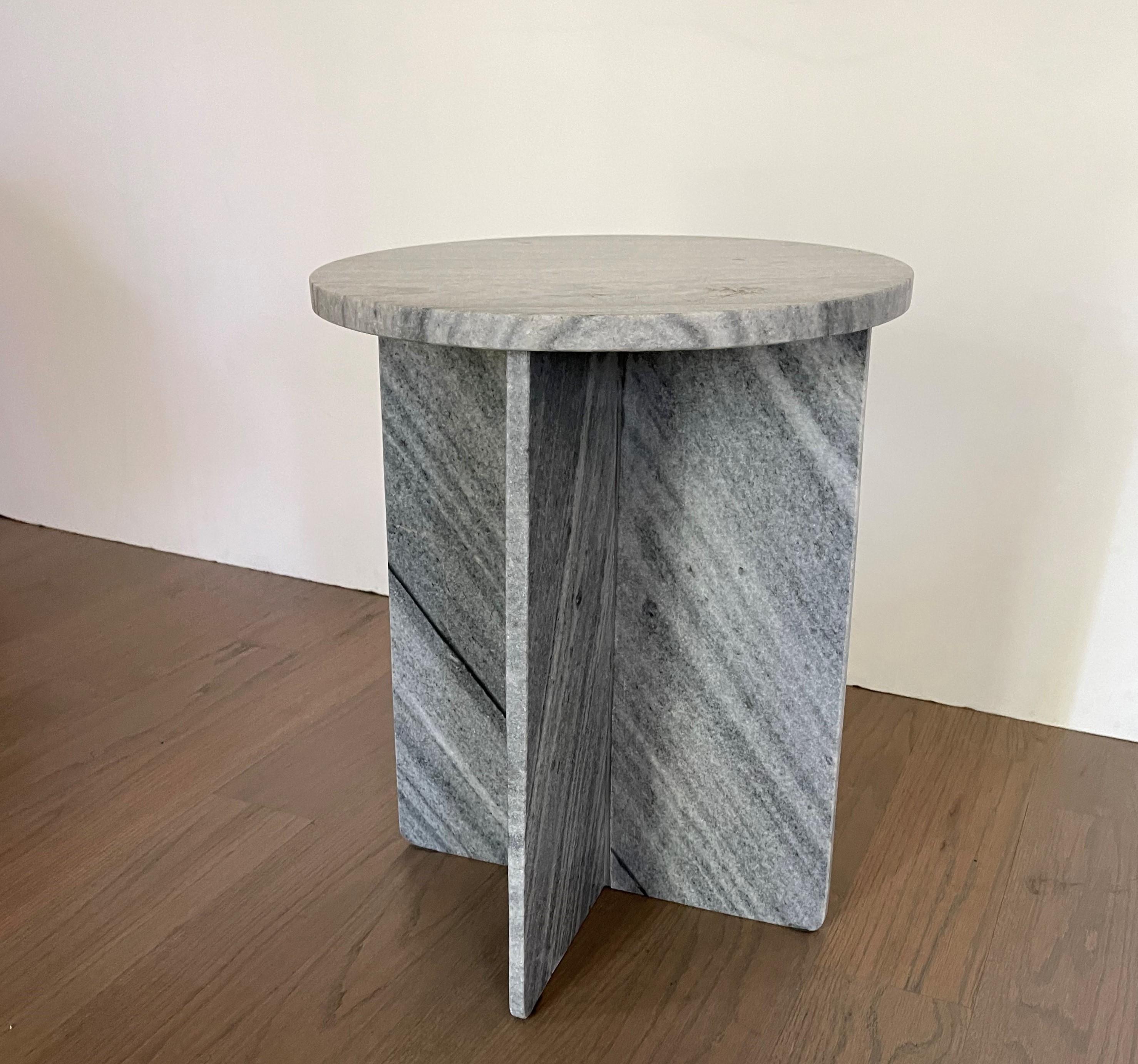 Moderne Table à boissons minimaliste en marbre, Italie en vente