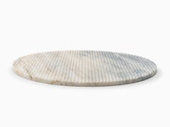 PEDRA – Sculptural Round Plate in Marble, Extra Large