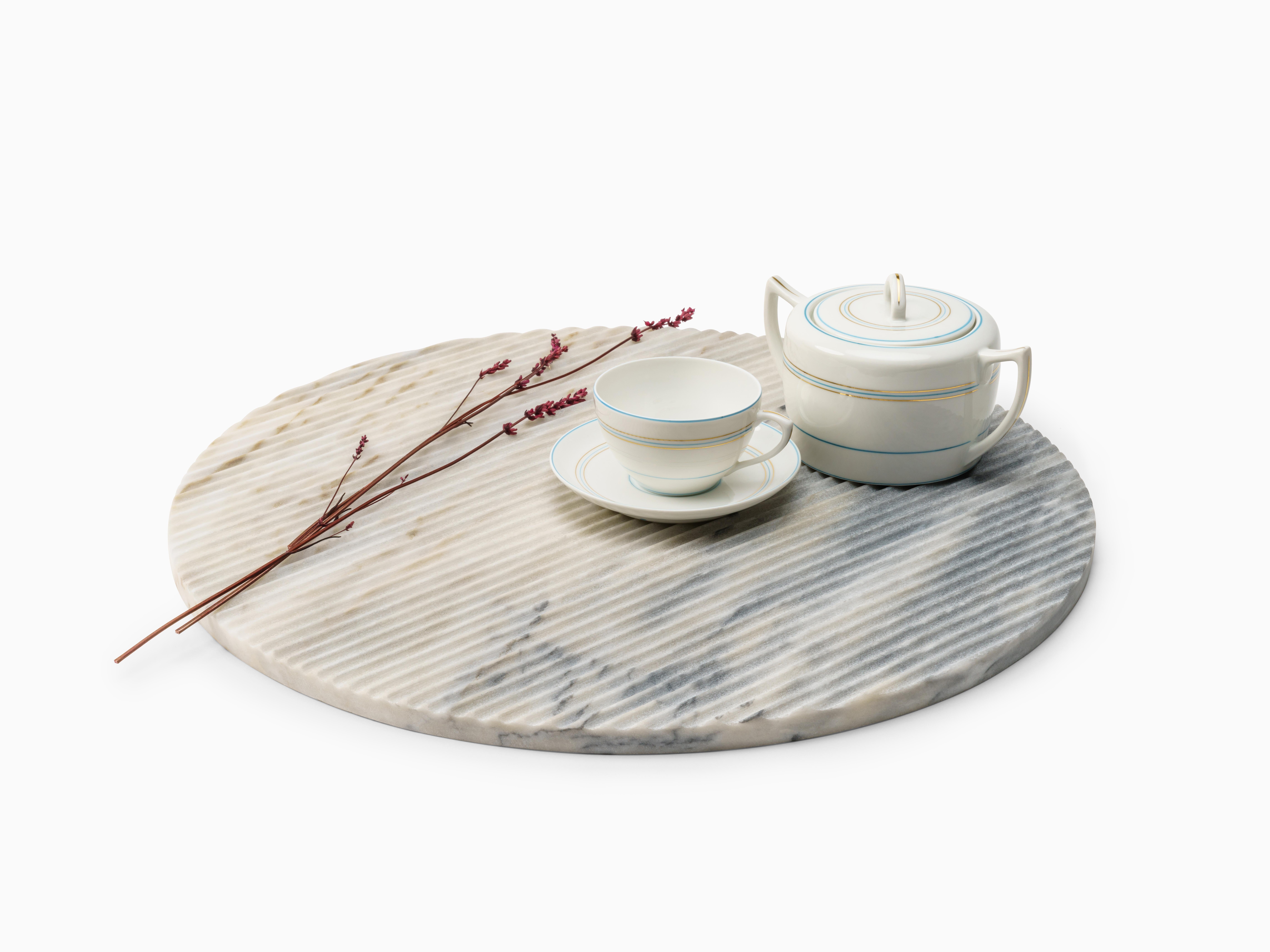 Modern Minimalist Marble Plate Extra Large For Sale