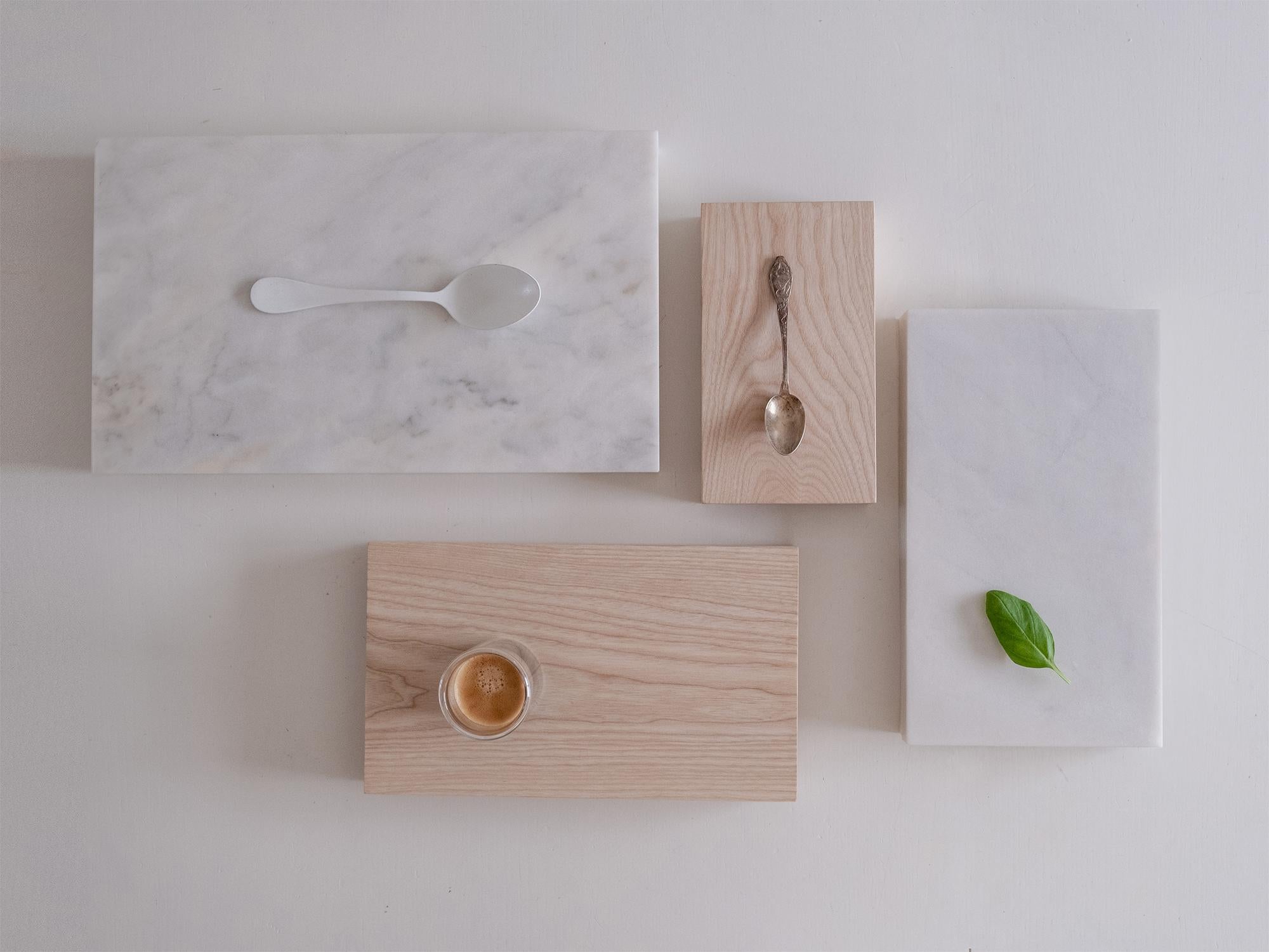 XXIe siècle et contemporain Plateau en marbre minimaliste Moyen en vente
