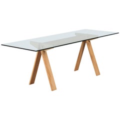Minimalist 'Martino' Dining Table by Gigi Sabadin for Emme, Italy, 1973