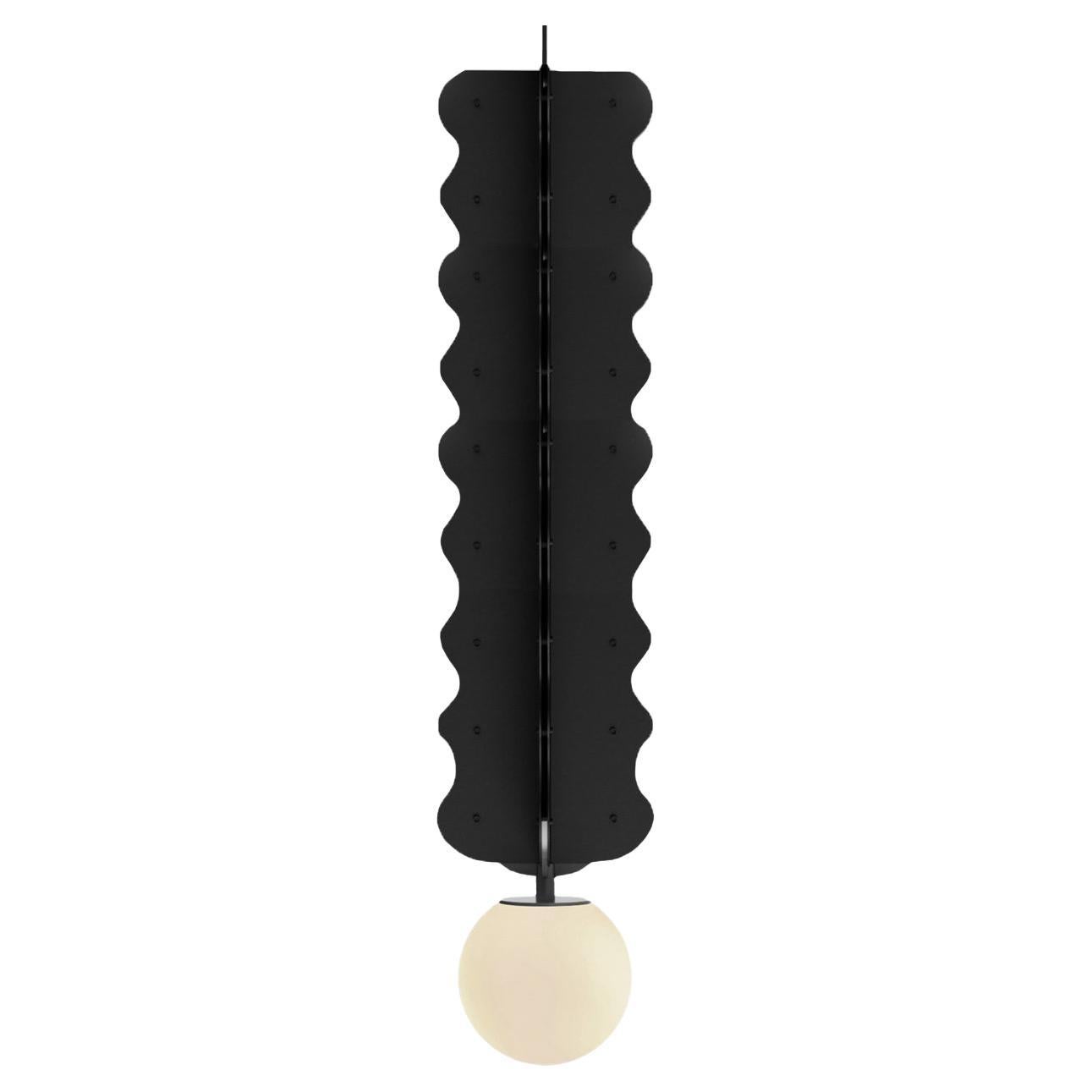 Lampe à suspension minimaliste géométrique sculpturale de 490 x 110 mm