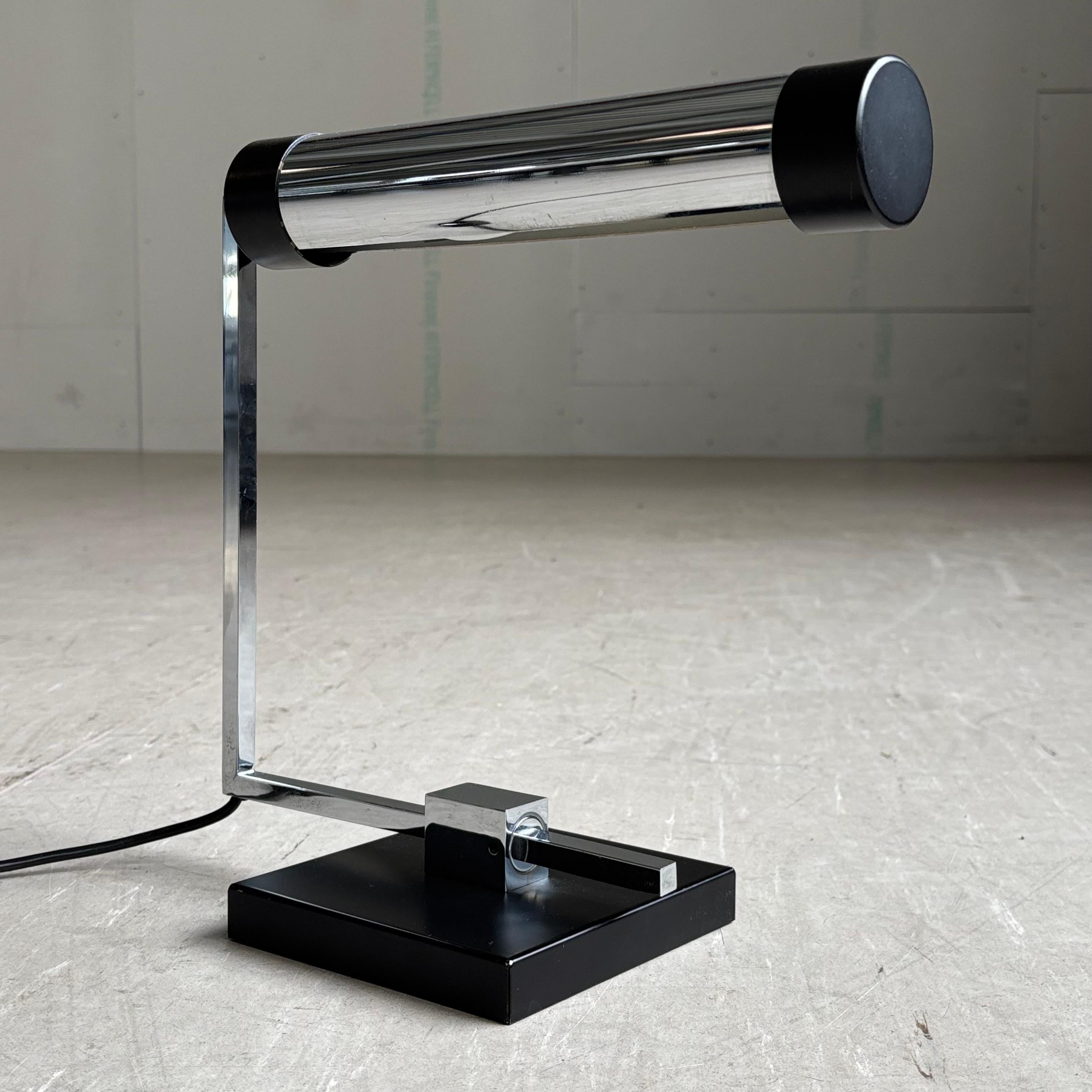 Mid-Century Modern Minimalist Mid Century Desk Lamp - Megal AG (Switzerland) For Sale