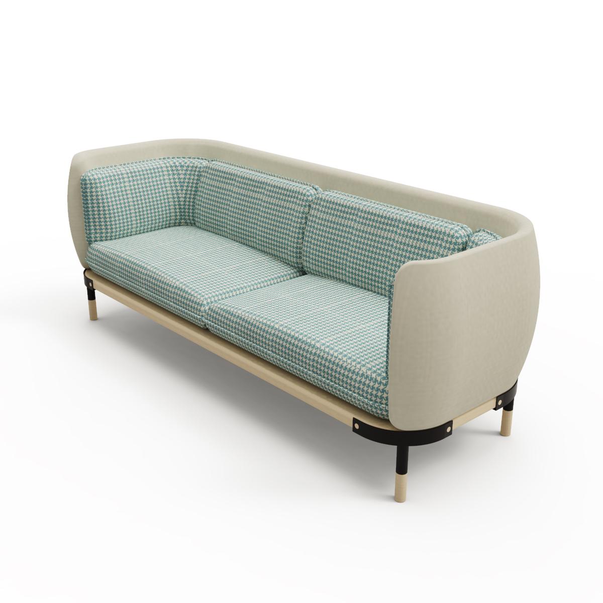 When you add a statement teel sofa like this to your space, decorating is practically one and done! With plush foam cushioning and tall tuxedo-style arms, this piece is the perfect spot to relax after a long day. This item also comes as a