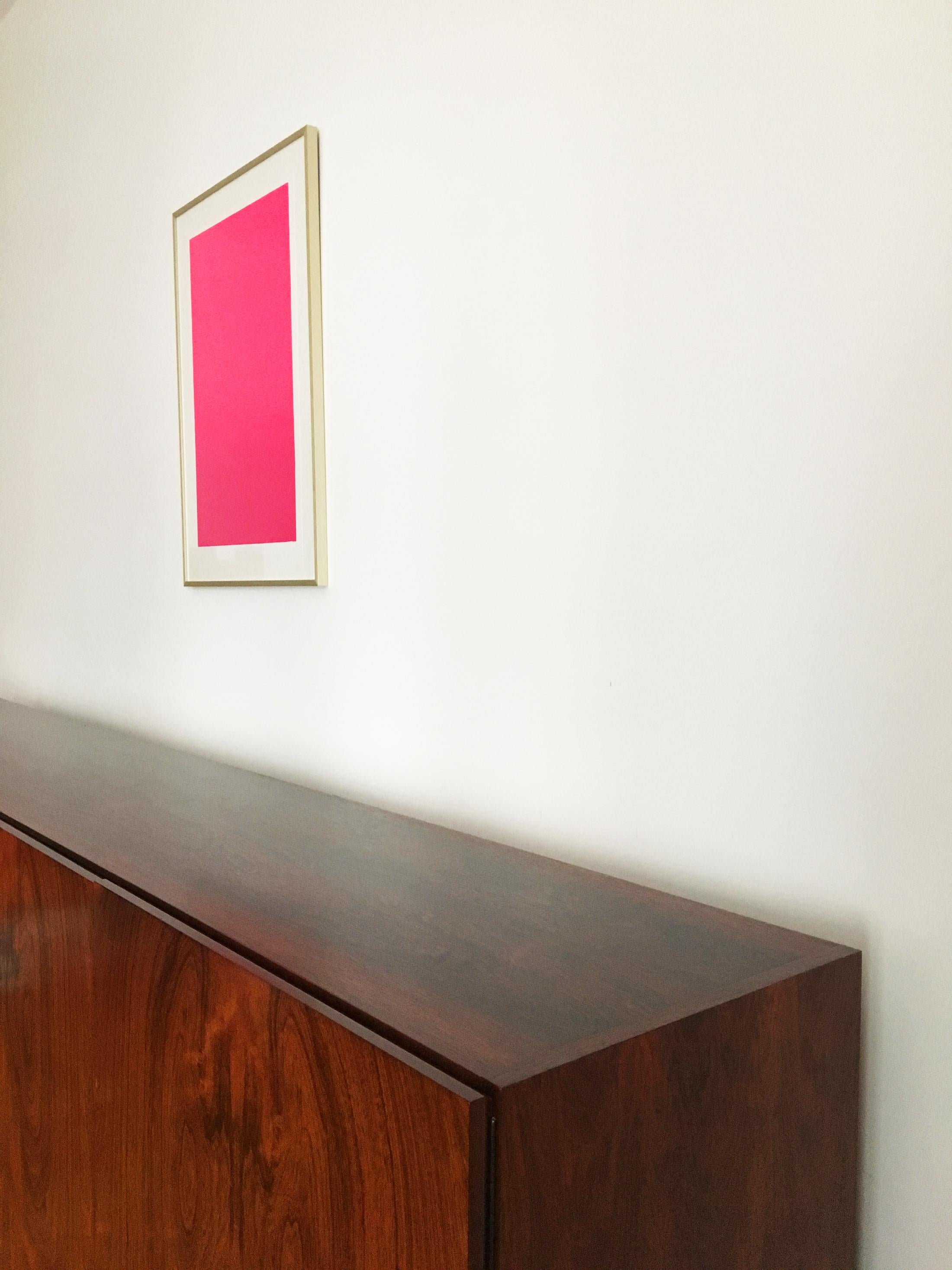 Minimalist Mid Century Rosewood Highboard, B60 by Dieter Waeckerlin for Behr For Sale 4