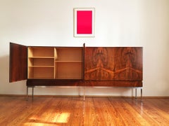 Minimalist Mid Century Rosewood Highboard, B60 by Dieter Waeckerlin for Behr