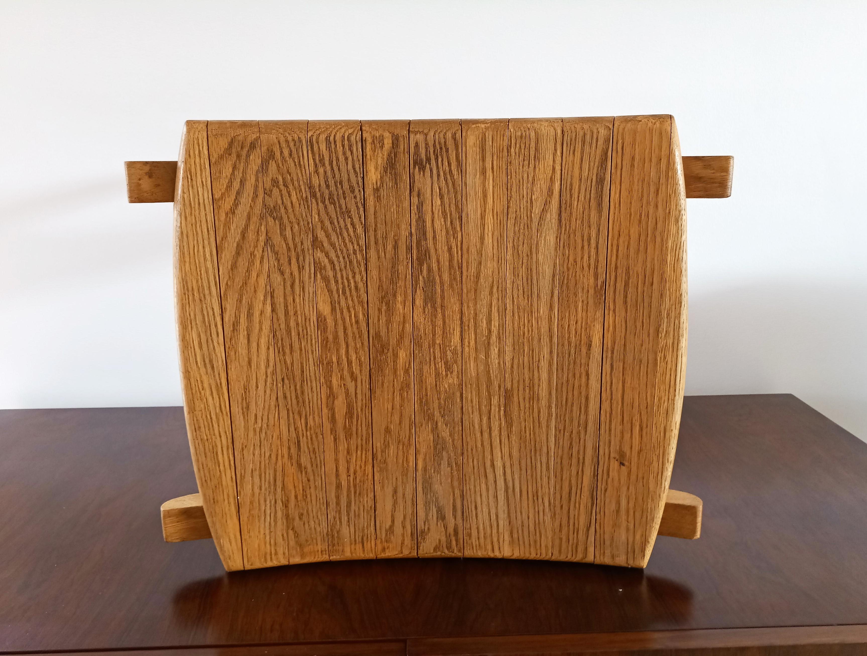 Minimalist Midcentury Stool, France, 1960s 3