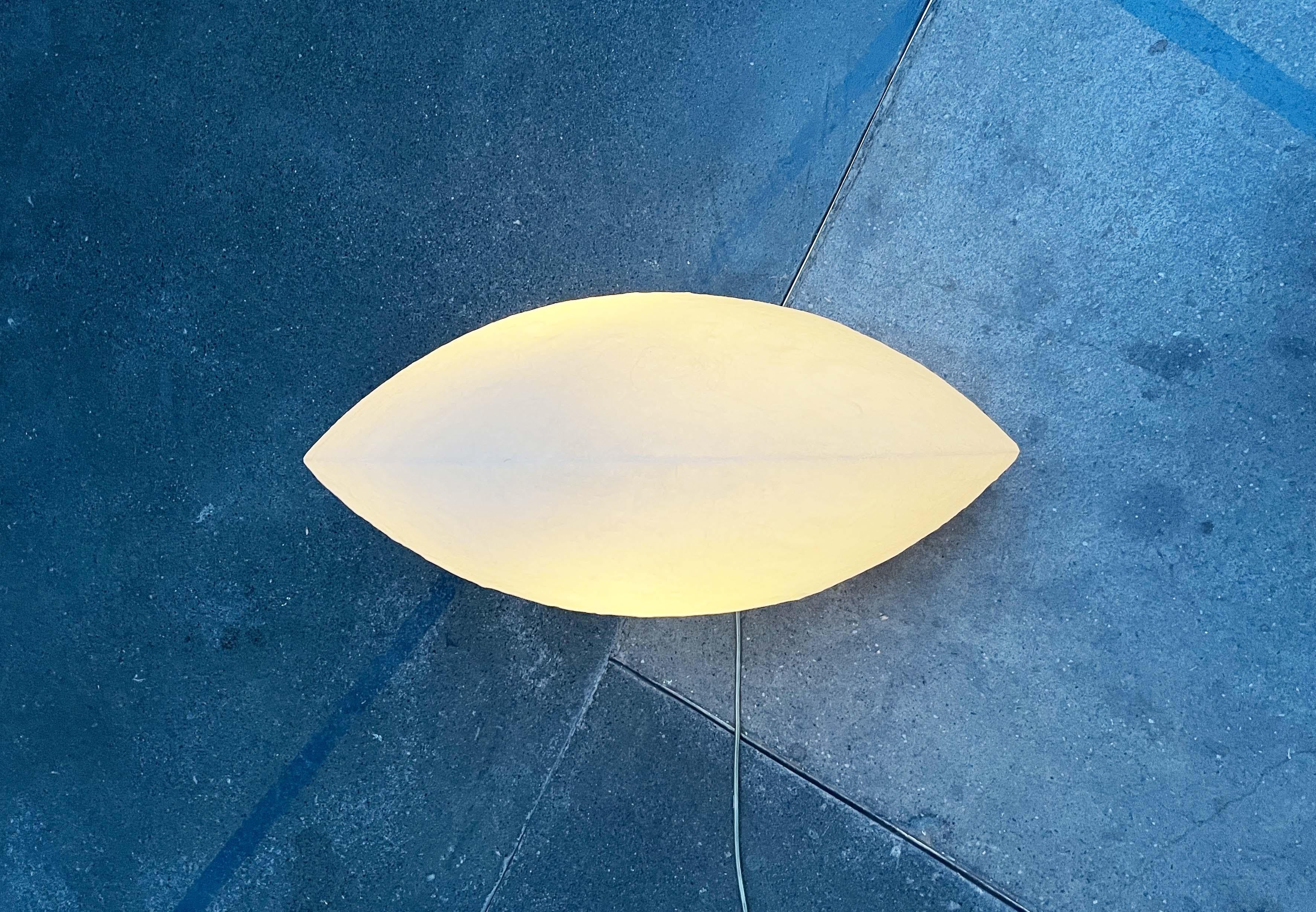 German Minimalist Model Eggo Floor Lamp by Monika Lipken for Elmar Flötotto For Sale