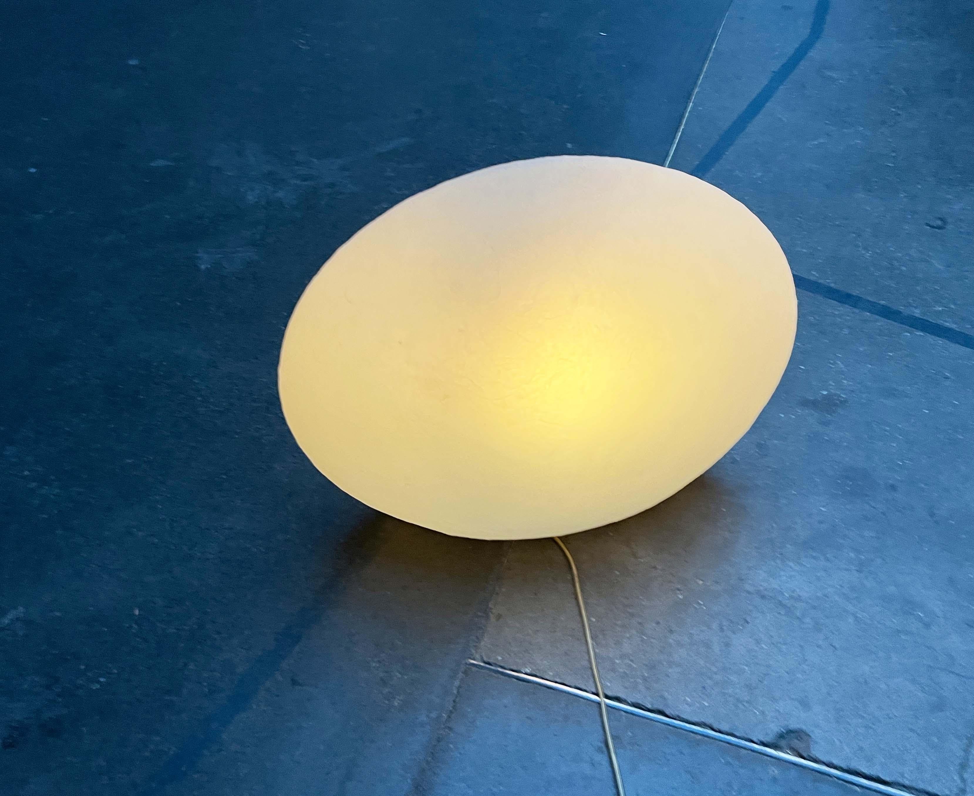 Plastic Minimalist Model Eggo Floor Lamp by Monika Lipken for Elmar Flötotto For Sale