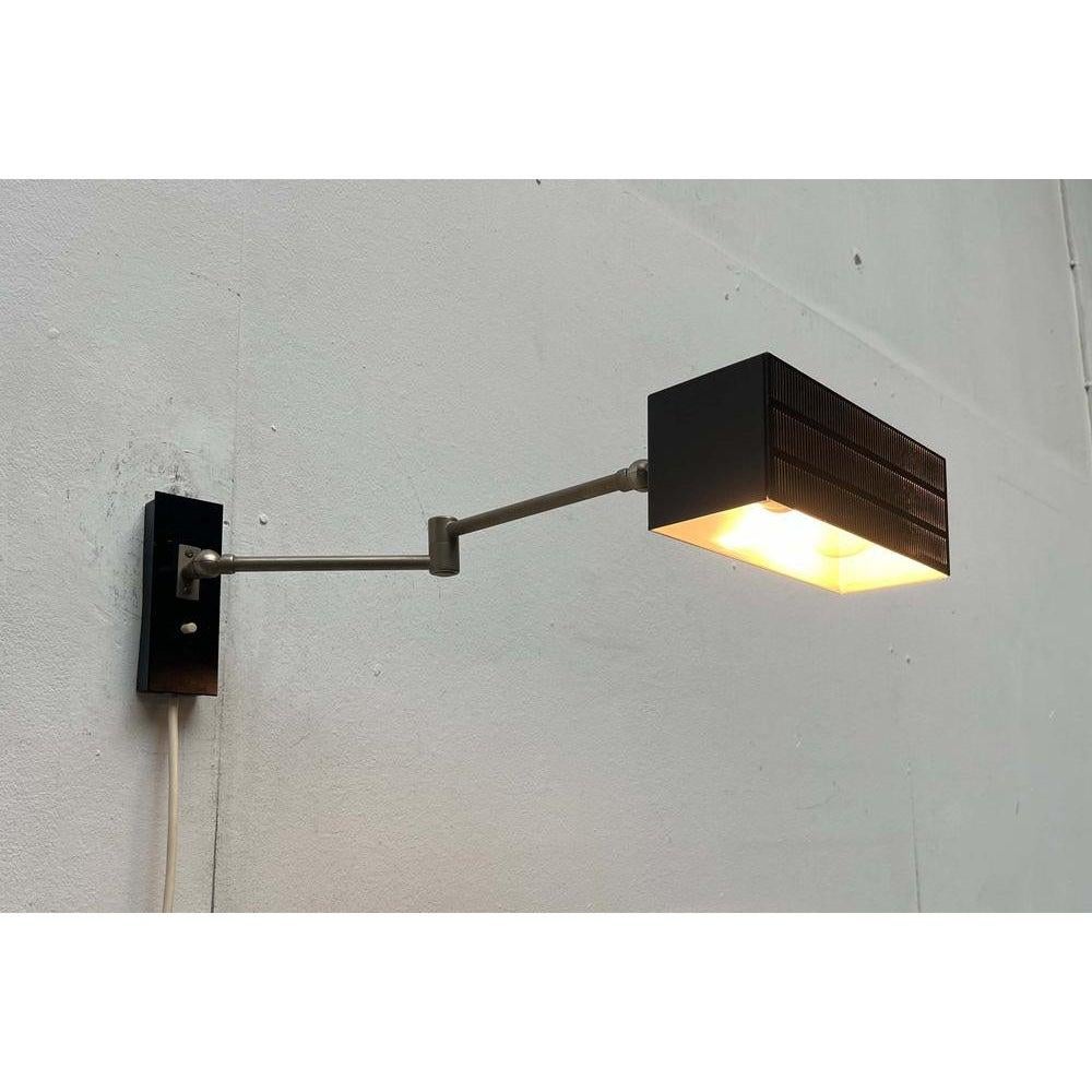 German Minimalist Model Flamingo Wall Lamp from Bur, Bünte & Remmler Leuchten, 1960s For Sale