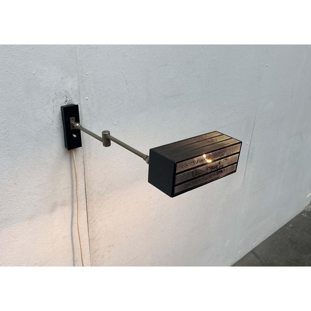 20th Century Minimalist Model Flamingo Wall Lamp from Bur, Bünte & Remmler Leuchten, 1960s For Sale
