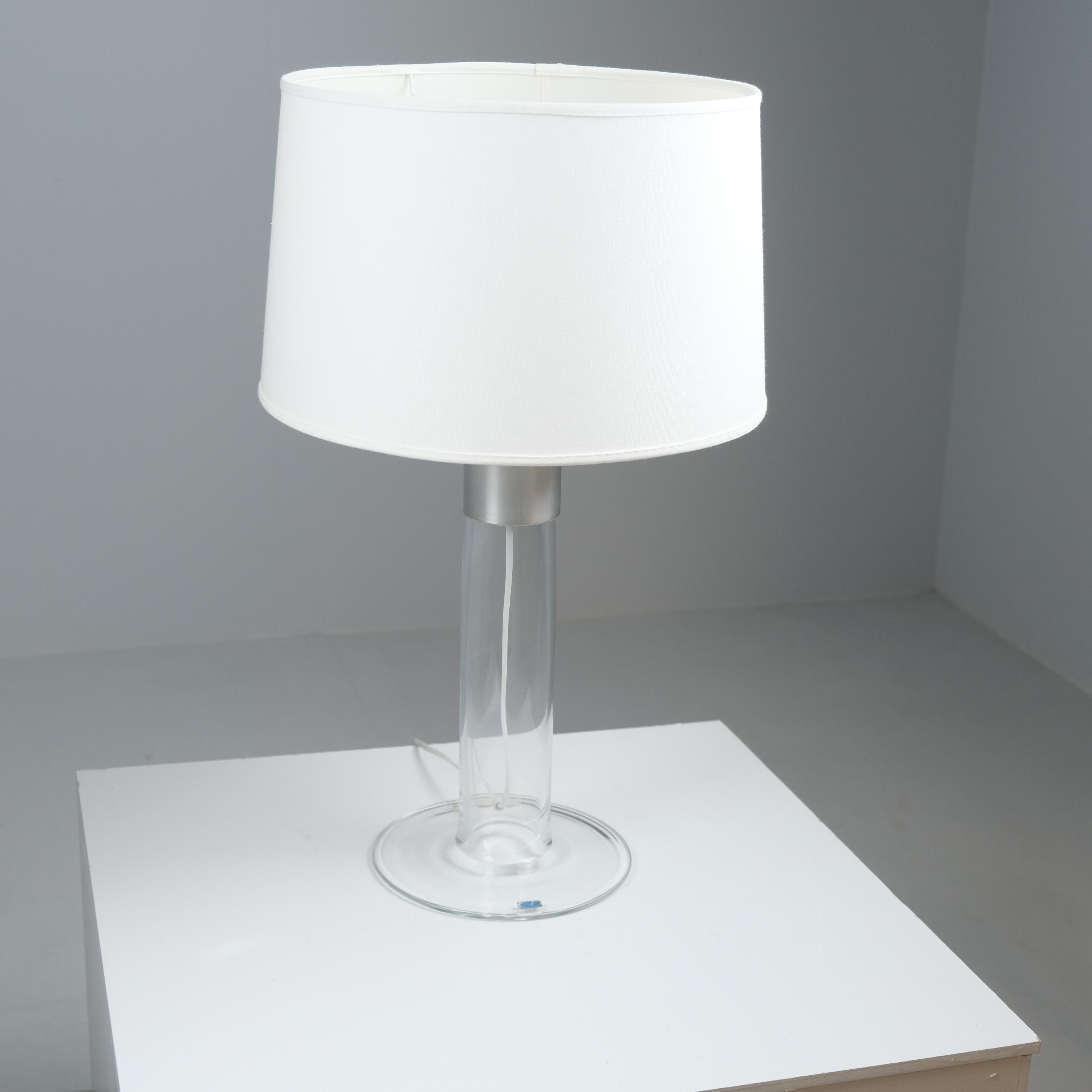Lampada minimalista in vetro artistico moderno, Kerlux - Nuutajärvi, Finlandia, anni '90 in vendita 3