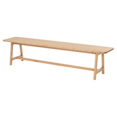 Minimalist Modern Bench in Ash Wood FRAME Collection