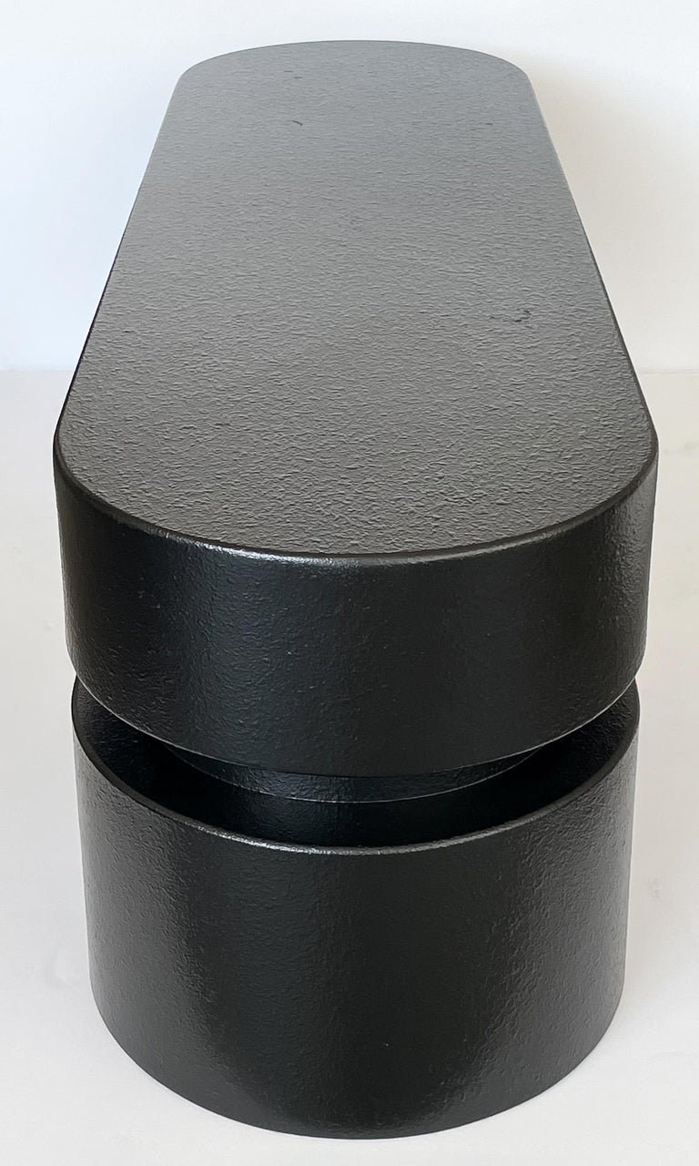 Minimalist Modern Black Narrow Coffee Table / Bench at 1stDibs black