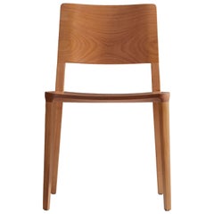 Minimalist Modern Chair in Natural Solid Wood