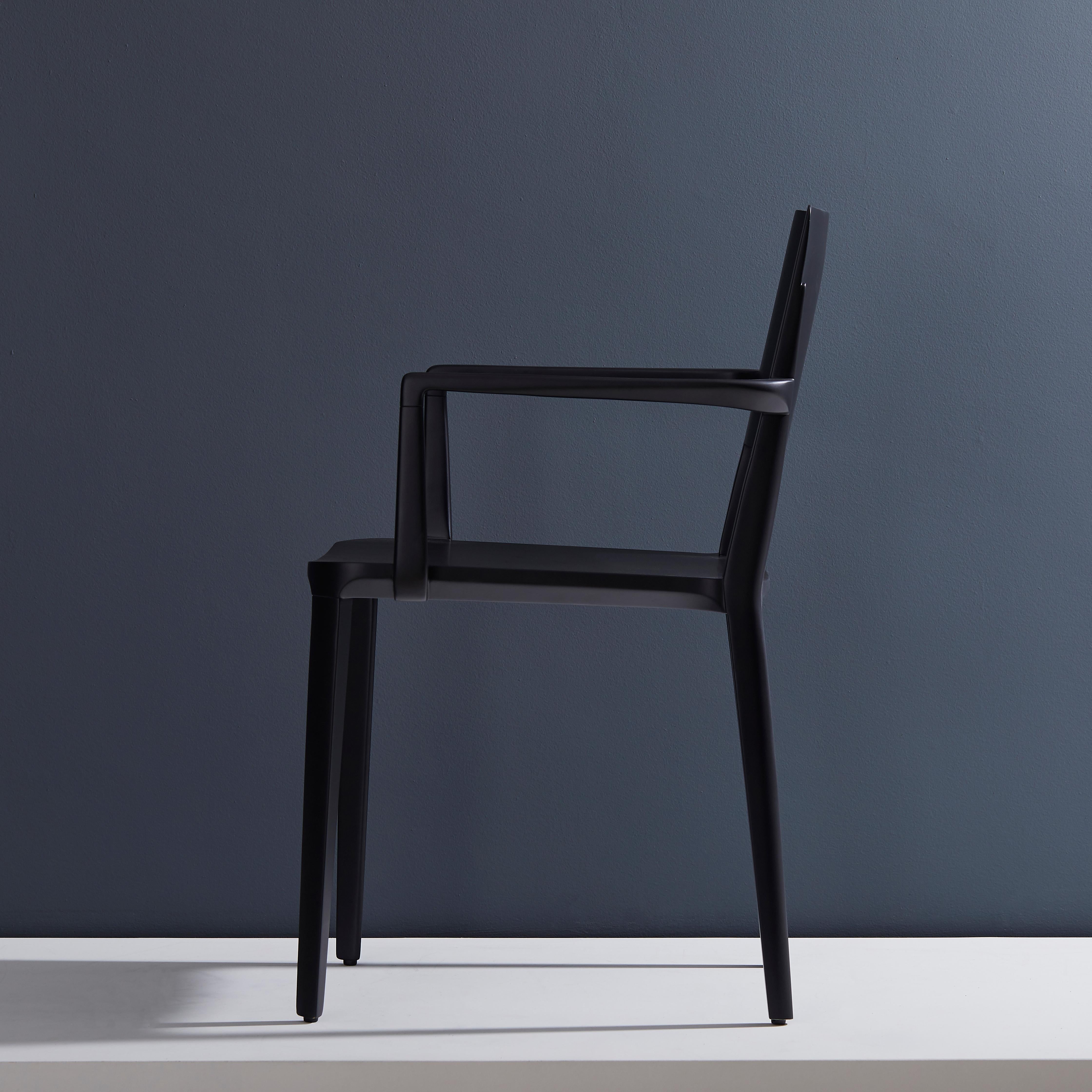 minimalist black chair