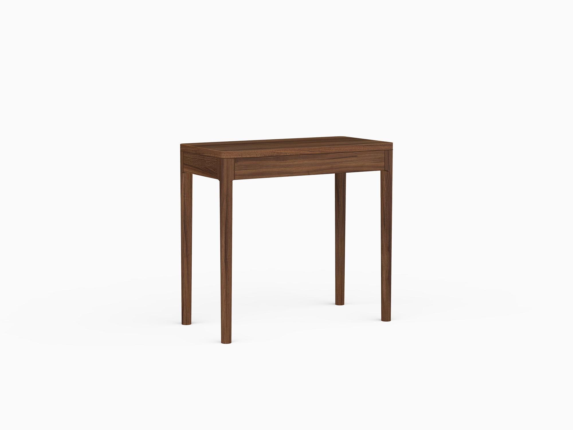 European Minimalist Modern Console Table in Ash For Sale