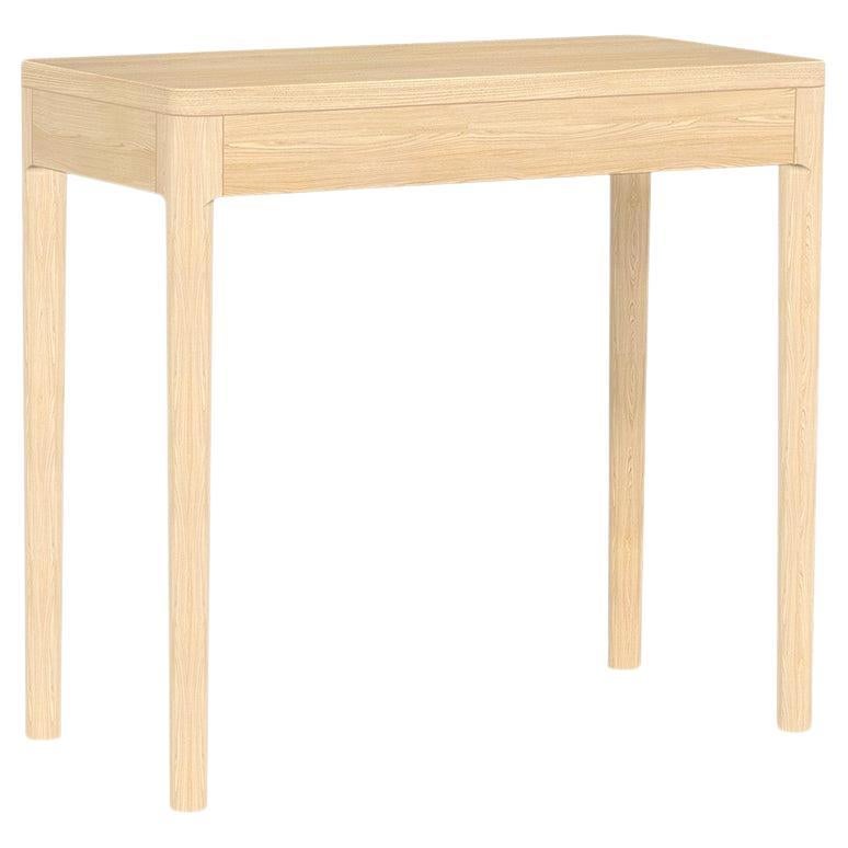 Table console moderne minimaliste en frêne