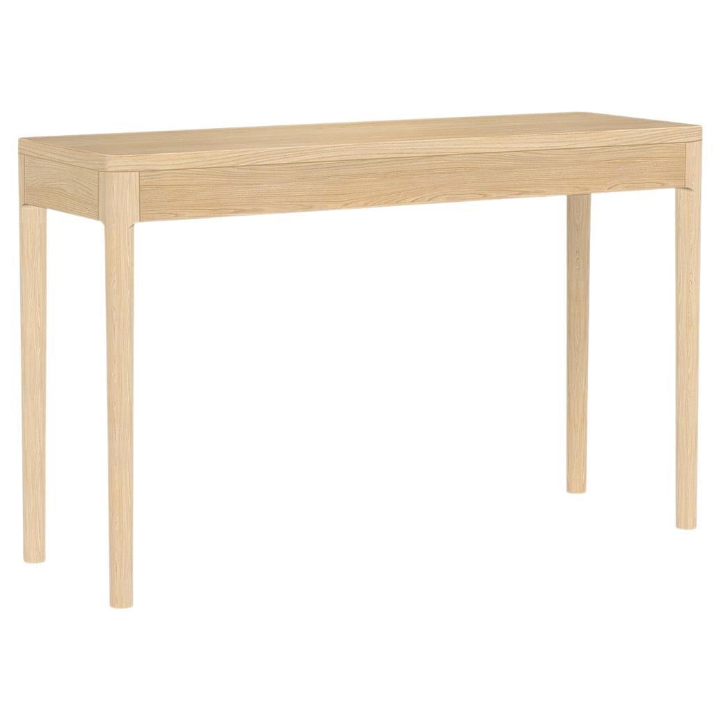 Table console moderne minimaliste en frêne