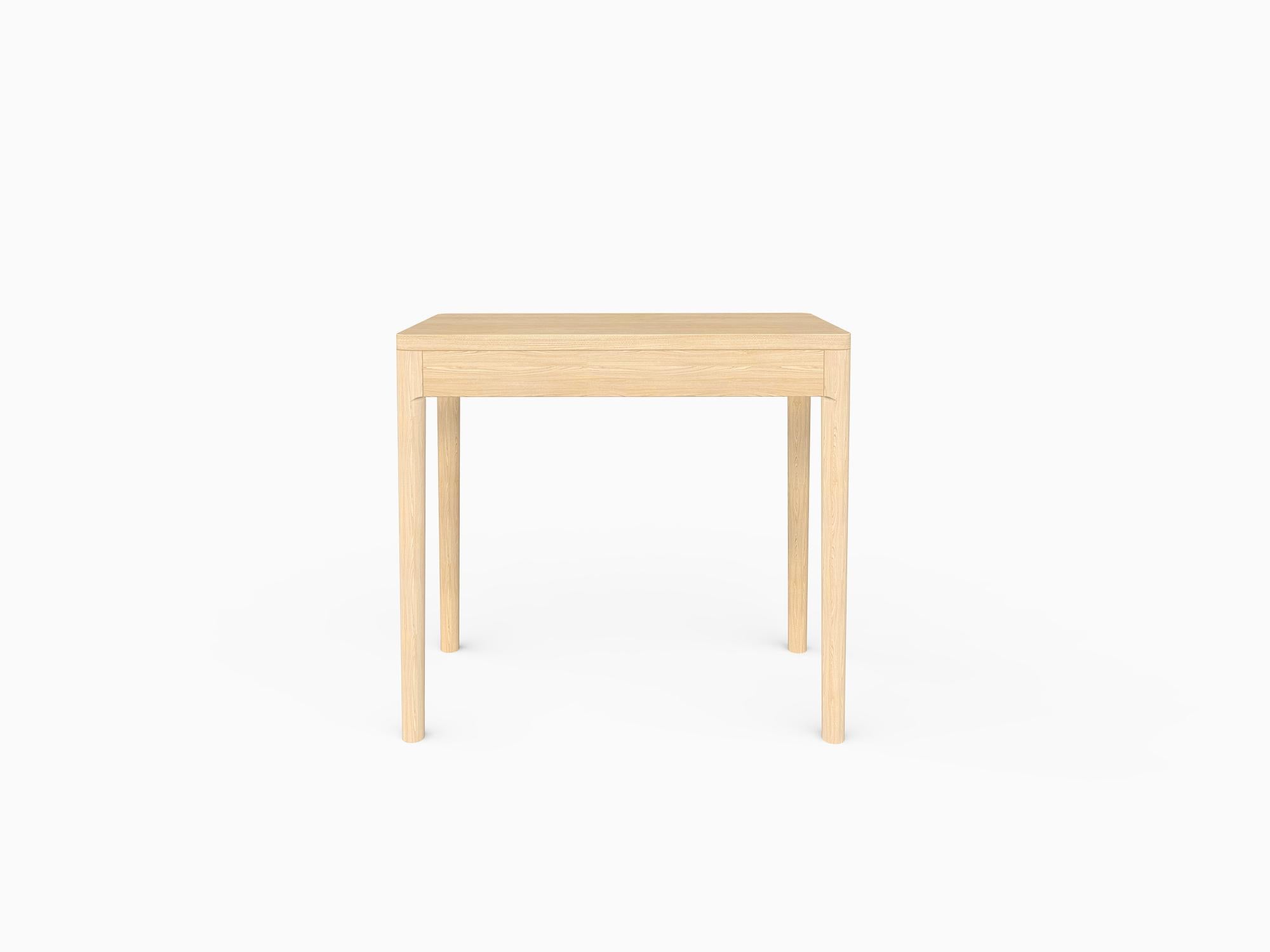 Européen Table console moderne et minimaliste en chêne en vente