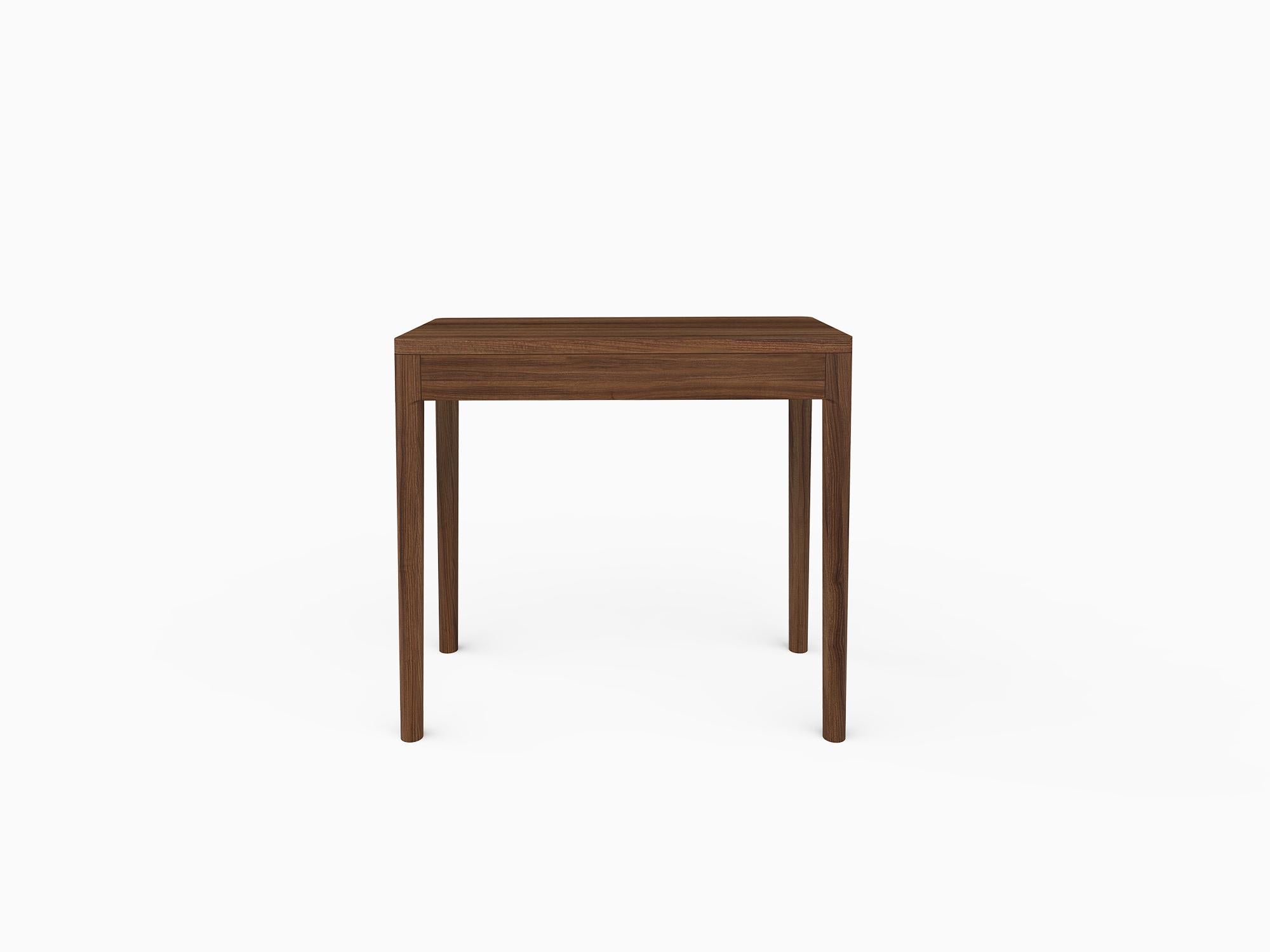 Contemporary Minimalist Modern Console Table in Oak For Sale
