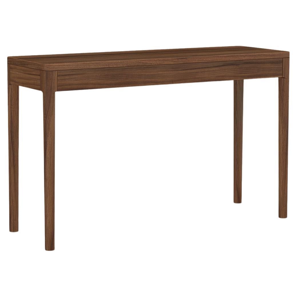 Table console moderne minimaliste en noyer en vente