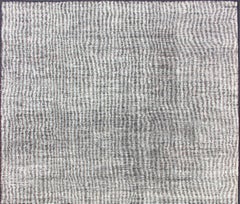 Minimalist Modern Design Distressed Rug by Keivan Woven Arts