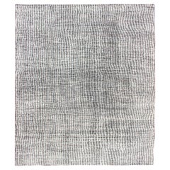 Minimalist Modern Design Distressed Rug by Keivan Woven Arts 