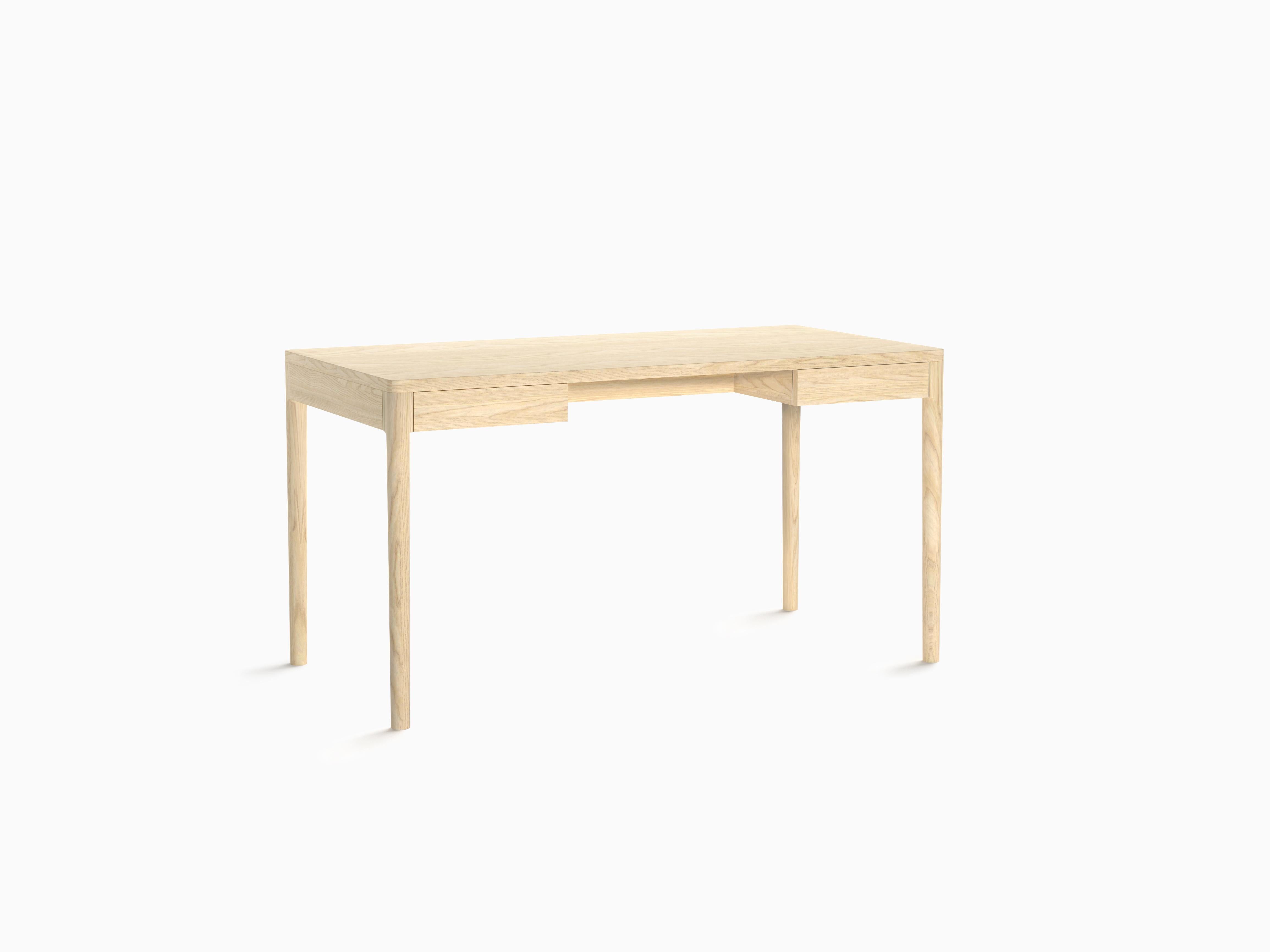 A statement piece for refined workspaces – handcrafted in solid ash, this minimalist executive desk blends functionality and sculptural presence.

Elevate your workspace with this luxury ash work desk, handcrafted to balance form and function with
