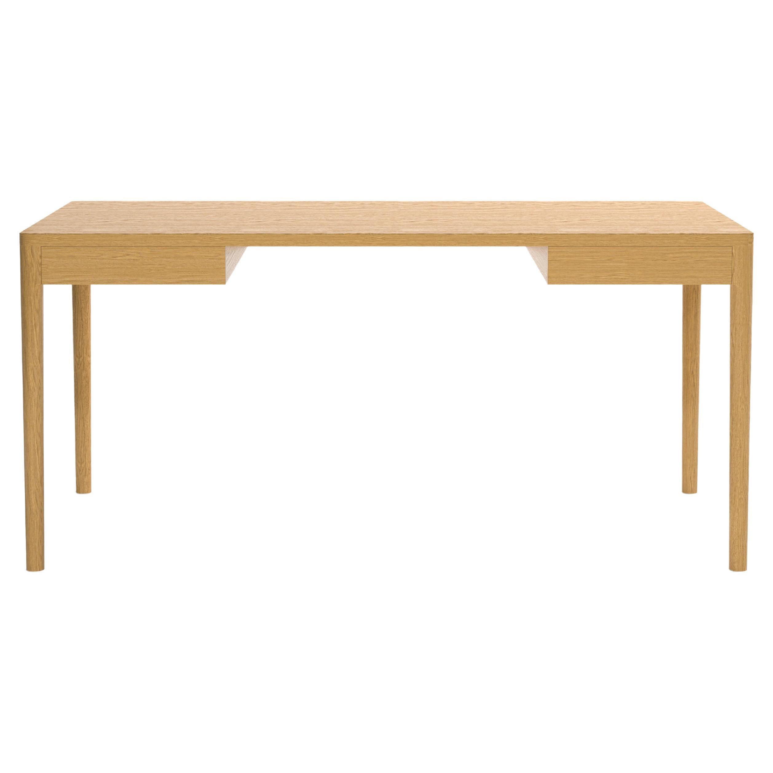Minimalist Modern Desk in Oak 160x80 cm
