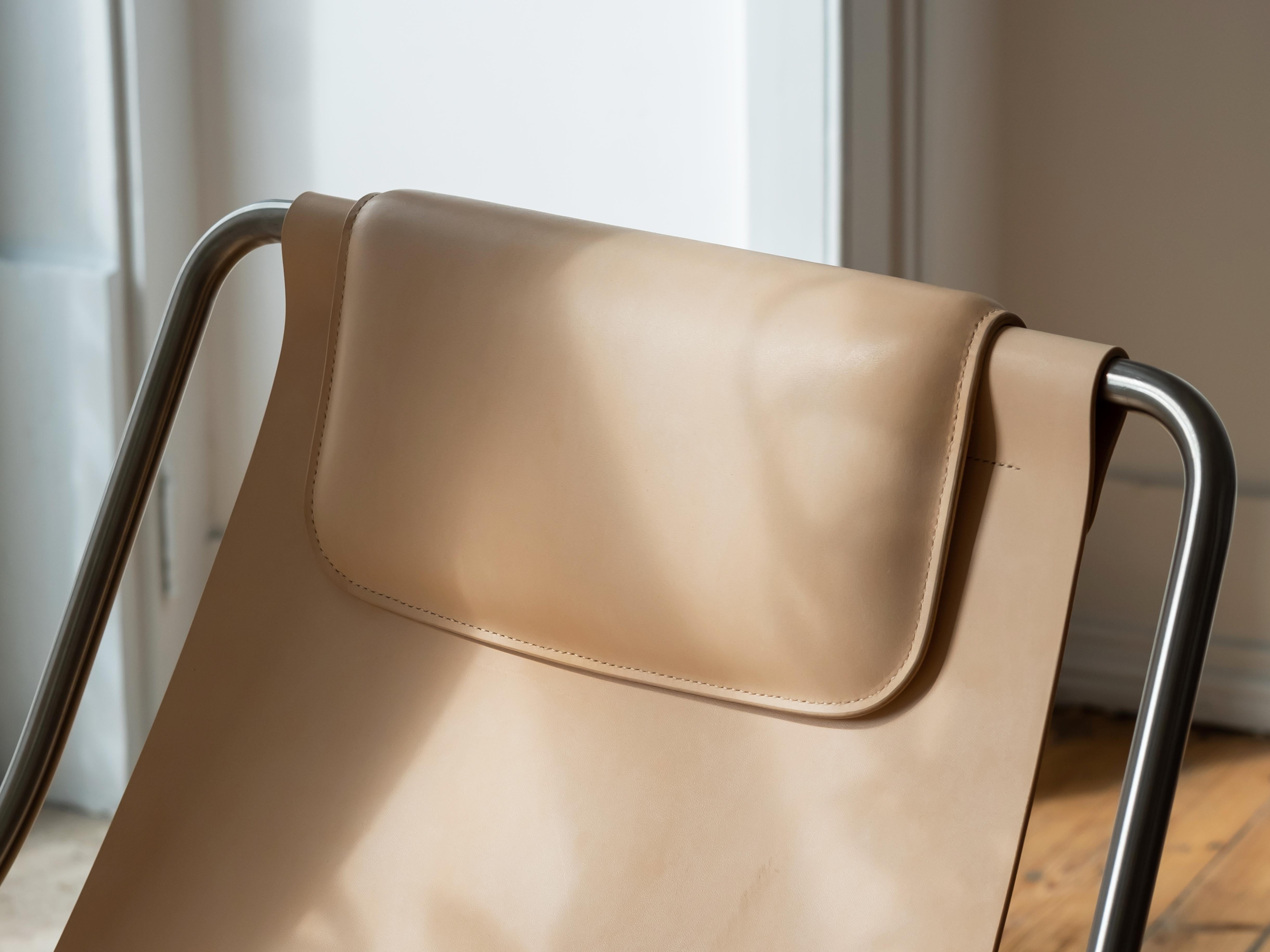 natural leather chair